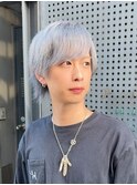 グレー　ハイトーン　ツーブロック　【札幌】