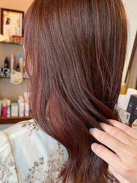 シェール(cher) 艶髪ピンクブラウン【cher西宮北口:三田】