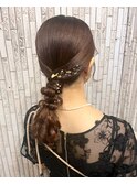 ヘアセット ヘアアレンジ ポニーテール