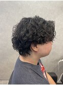 ケアパーマで作るウルフツイスパ◆