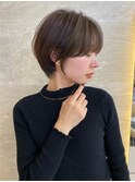 ショート/前髪/レイヤーカット/グレーベージュ/髪質改善[池袋]