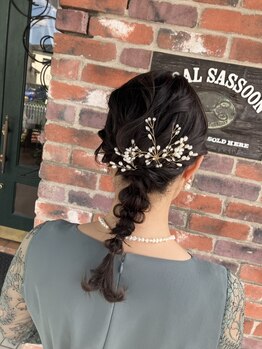 アビイロード(ABBEY-ROAD)の写真/ヘアセットが得意なプロが大切な日を演出★結婚式のお呼ばれや、推しのイベントセットもお任せください！