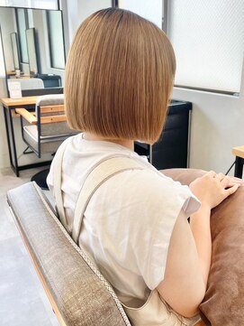 ミュラ(mulah) 大人かわいい切りっぱなしボブ＊似合わせカットワンレンボブ