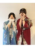 サイド編み下ろし×タイトポニー