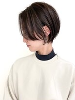 ゴカン バイ ジル ブラン 名古屋(Gokan by JIL BLAN)&nbsp;ハイライトバレイヤージュダブルカラーショートカット30代40代