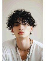 ラナ 新宿(lana)&nbsp;メンズ/パーマ/似合わせ/シースルー/【lana hair新宿】