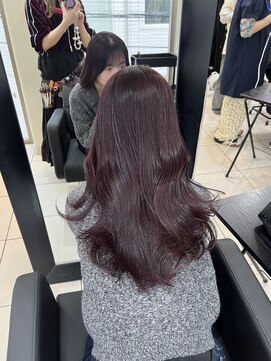 アクアオモテサンドウ(ACQUA omotesando) ☆ブリーチなしダブルカラーラベンダーカシスピンクカラー