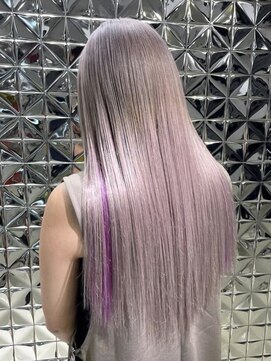 ラブスタシー 京都河原町店(lovestasy) シールエクステ/ラベンダー/ダブルカラー