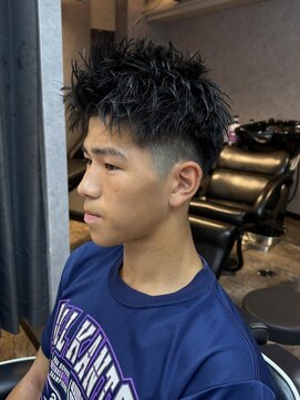 ヴィ 大宮(Vii) 大宮/カット/短髪/毛流れ/センターパート