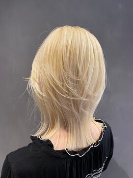 ノーヴァ バイ ボナ 前橋店(nova by bona) ブロンドウルフカラー