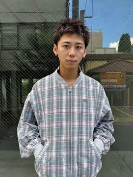 ヒュージ 表参道(huge) メンズカット/シャドウパーマ/フェザーショート