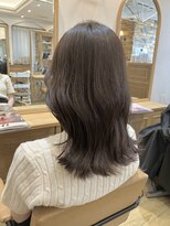 ソワバイアロマヘアー(soi by AROMA hair)&nbsp;顔周りレイヤー/くびれシルエット/レイヤーカット/韓国っぽヘア