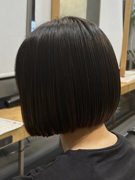 エリマ 調布(elima) 調布レディースミニボブカットコスメストレート髪質改善カラー