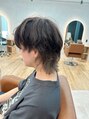 アグ ヘアー エゼ 石江店(Agu hair aise)&nbsp;ウルフカット、インナーグレーに