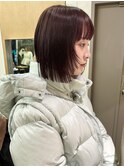 伸ばし中でも楽しめる、フェイスレイヤーボブ＊