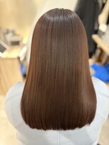 エスト(est) 30代/月一美髪メンテナンスカラー/セミロングスタイル