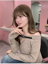 どこから見ても盛れる♪あなただけの前髪/顔周りカット"中顔面短縮や小顔効果抜群”のお顔まわりカット！