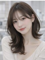 リスタ(Resta)&nbsp;韓国風レイヤーカットオリーブカラー