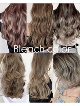 ダメージ最小限に抑えたブリーチカラー♪　