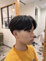 ニコ 四街道(nico)&nbsp;MEN'S/センターパート/ニュアンスパーマ/四街道/本宮蓮