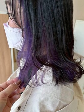 グラム(gram) パープルイヤリングカラー