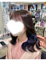 トーキョー オタクヘアー(TOKYO OTAKU HAIR) ▼インナーカラー ダブルカラー ブリーチカラー ネイビーブルー