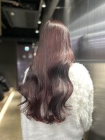 ペレ 原宿(PELE)&nbsp;ダークパープルナチュラルショート夏のヘアアレンジ原宿