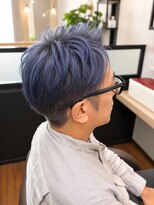 ウルッシュ(Urlush) ラベンダーグレージュ × レイヤーショート