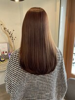 ロッカヘアエジェ(ROCCA hair eje.) デザインカラー韓国風ストレートロング