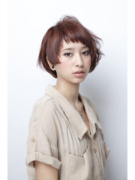 ゼンコー キチジョウジ(ZENKO KICHIJOJI) アシンメトリーショートボブ×細めハイライト・20代・30代・40代