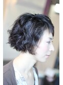 レトロカーリーボブ