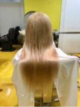 デュオヘアー エクステンションズ 新宿 サラサラロングストレートヘアー