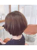 大人可愛いショートボブ