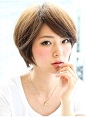 小顔ショートボブ