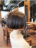 大人可愛い20代30代40代 ショートでおしゃれ質感ボブ