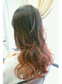 オトナかわいいロングレイヤーヘア