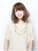 大人可愛いボブパーマ