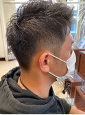 20代30代40代★韓国風2ブロック刈り上げフェードカット
