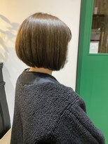 ブゾン(buZon)&nbsp;【buZonブゾン】丸み前下がりショートボブ×マットベージュ