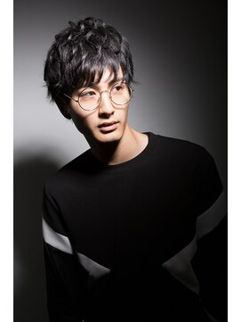 のあともあ クセ毛風メンズパーマ