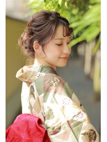 メイクアップノーブル 高円寺(make up NOBLE) 浴衣の着付けとヘアセット＊