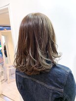 キイ 勝どき(K.e.y)&nbsp;大人ミディ×アッシュベージュ