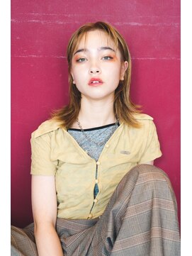 エクボ バイ リコ(ecubo bylico) カーキグレージュマッシュショート