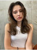 ニュアンスロング　ナチュラルハイライト