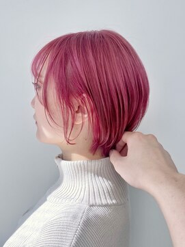 ゴーズゴードットビー 吉祥寺(go s go .b) 愛い艶フェミニンピンクショート【吉祥寺】