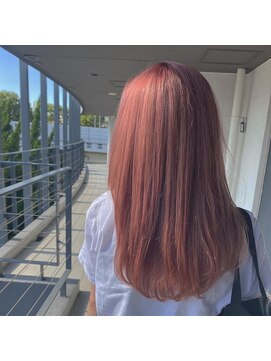 ヘアーアンドメイク エクリ 不動前店(Hair&Make equri) ピンクカラー