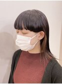 個性派ワイドバング×ウルフ×インナーカラー【Rotohair】
