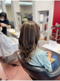 白髪ぼかしナチュラルハイライト♪