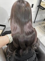 ベレーザ 渋谷(BELEZA)&nbsp;4685髪質改善グレージュカラーレイヤーロング韓国ワンホンヘア