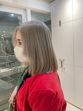 ガリカ シーム(Gallica/SEAM) 【川辺晴加】ハイトーンシルバーアッシュ/顔周りレイヤー